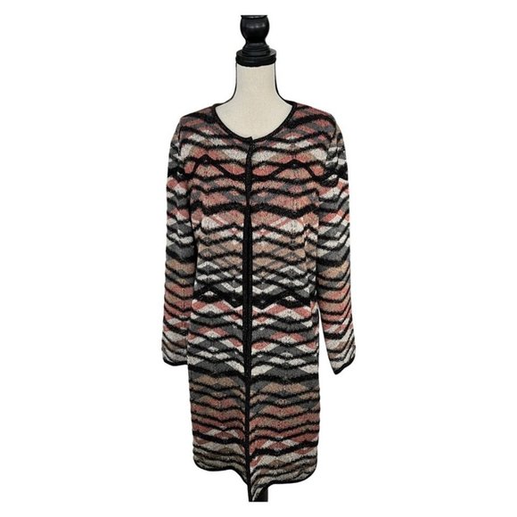 Missoni Sweaters - Missoni knitted long multicolor cardigan size 10